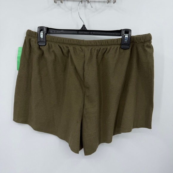 Honeydew Intimates Woodland‎ Thermal Pajama Set Long Sleeve Top Shorts XL - Picture 5 of 9